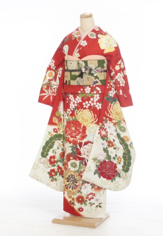 【花ごろも】定番の赤でキュートな振袖_振袖_24043