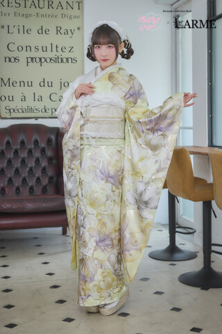きゅるりんってしてみて×LARME 2026 新作振袖_振袖_56590 | 鈴屋 郡山店