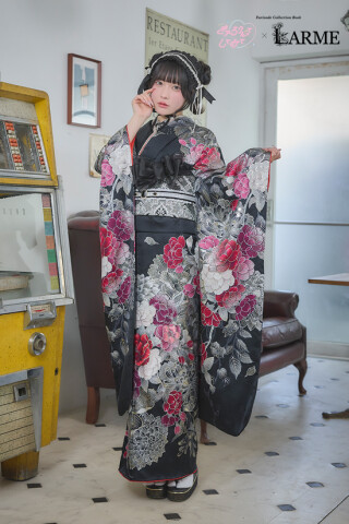 きゅるりんってしてみて×LARME 2026 新作振袖_振袖_56595 | 鈴屋 郡山店