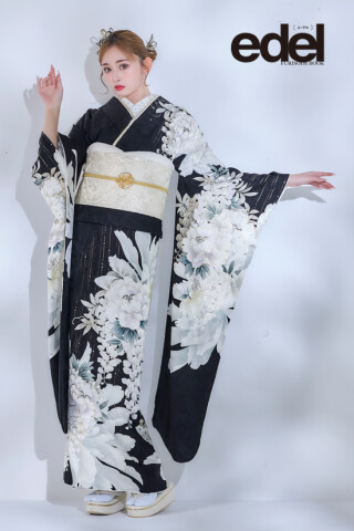 鈴屋 会津若松店の振袖 /赤色/古典/花柄/ 芍薬にまり(赤) | My振袖