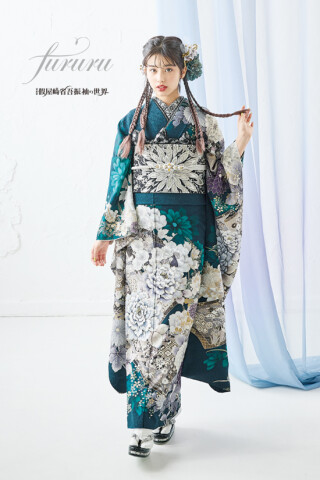 カコさま専用 化繊 振袖 成人 カコさま専用 化繊 振袖 成人 カコさま