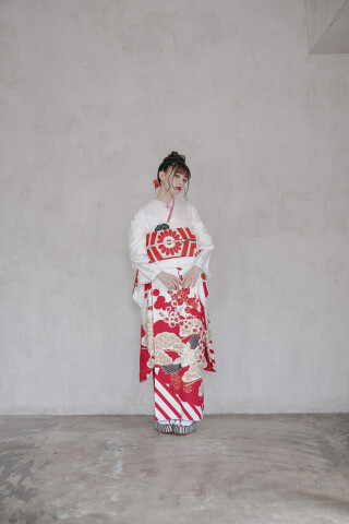 caran coron 2 red_振袖_3816