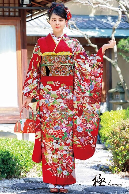 あまのや きもの&振袖専門店の振袖 /赤色/古典/花柄/ 極‐kiwami‐ No