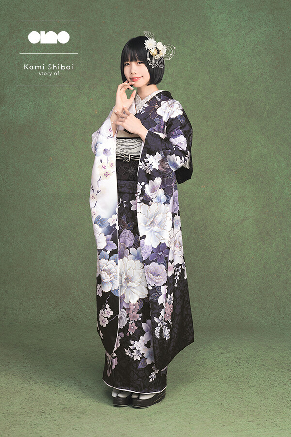 振り袖（美人画・A2サイズ） 振り袖（美人画・A2サイズ）