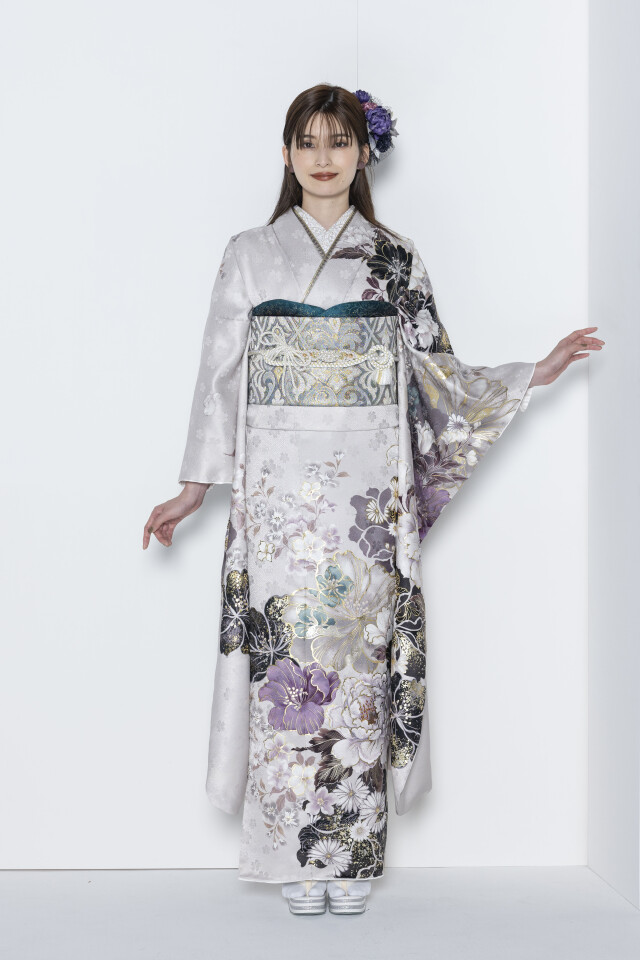 aminaseリーナベル コスチューム 振袖 明るい紫 Disney