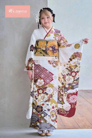ian 　正絹 振袖set 7点 ian 正絹 振袖set 7点 正絹 振袖set 7点