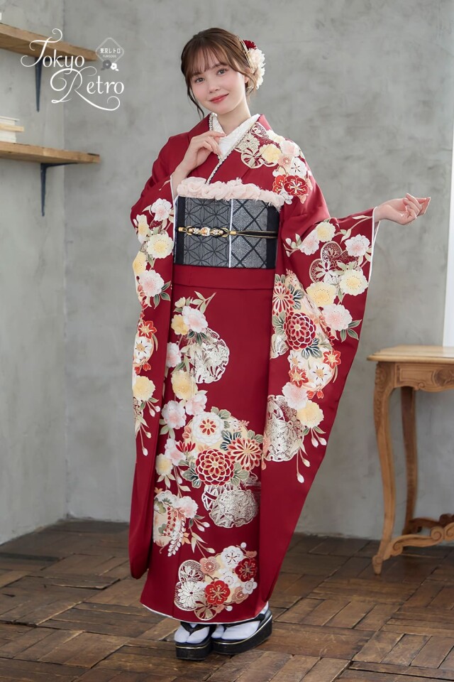 振袖ふるーれ 浅草ROX本店の振袖 /赤色/その他色/古典/花柄/ 東京