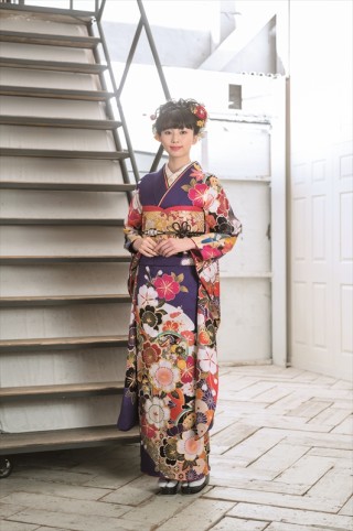 「振袖大好き」　　　　（雑誌掲載柄)_振袖_7072