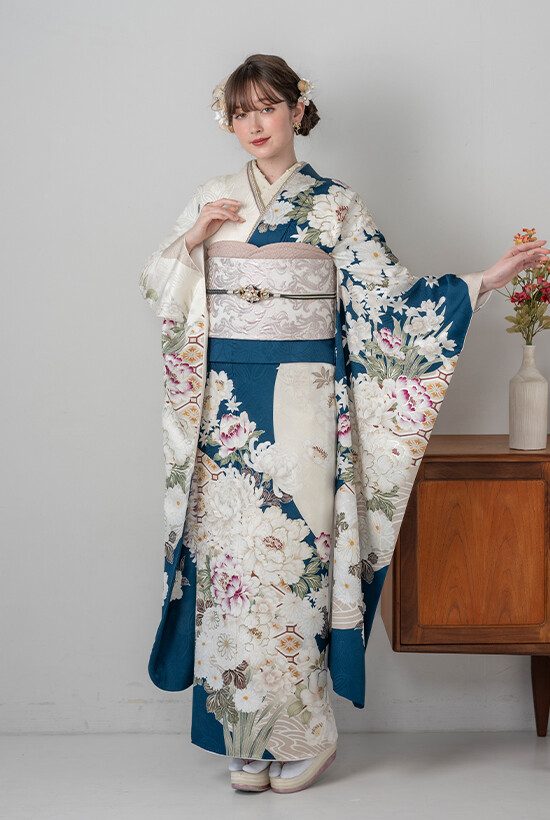 振り袖 一式 椿 ふりふ 成人式 卒業式に 着物 予約商品】振袖単品「椿」(FREE レッド): ふりふ｜ミマツ