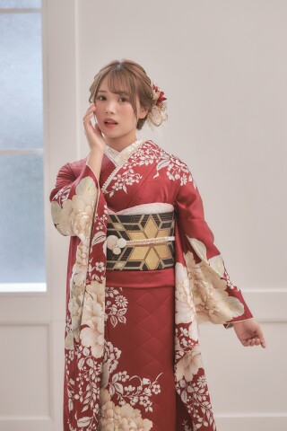 FR-999朱地花柄_振袖_25881