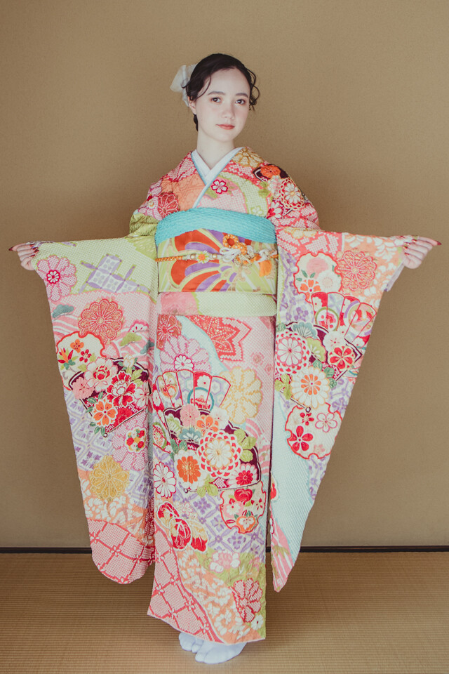 BLANCHE むつ ササキ美容院店の振袖 /オレンジ色/その他色/古典/その他