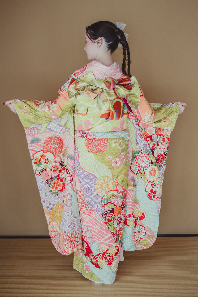 BLANCHE むつ ササキ美容院店の振袖 /オレンジ色/その他色/古典/その他