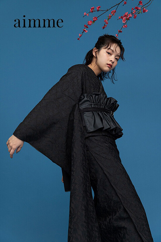 aimme札幌店（studio aim）の振袖 /黒色/黒色/古典/花柄/ オリジナル