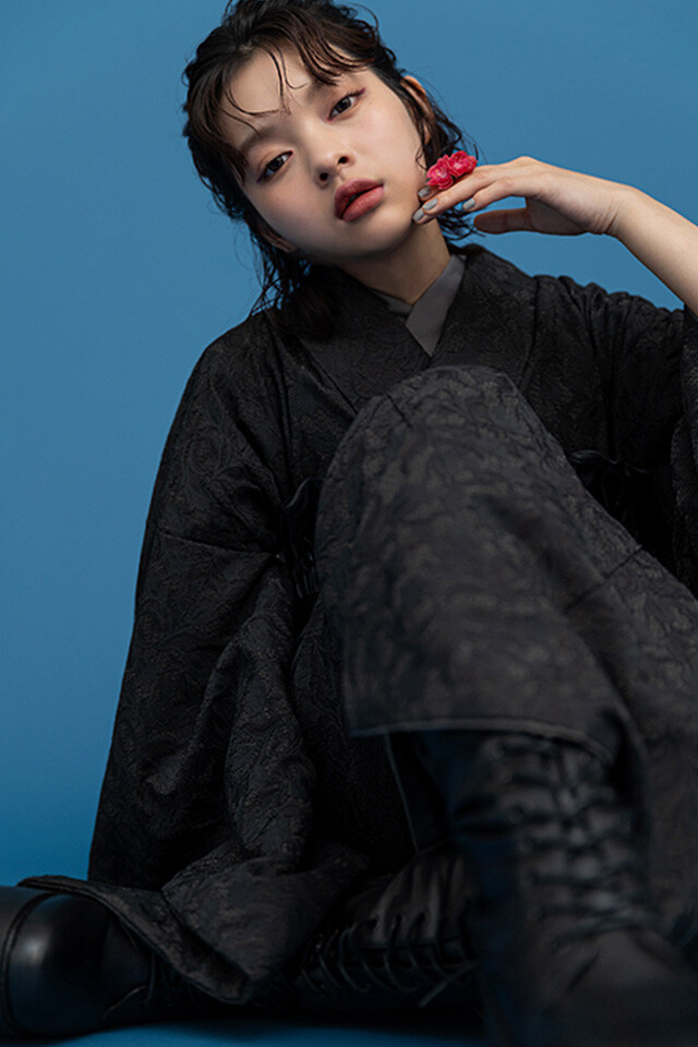 aimme札幌店（studio aim）の振袖 /黒色/黒色/古典/花柄/ オリジナル