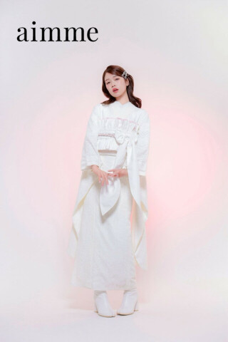 オリジナル振袖総レース・white