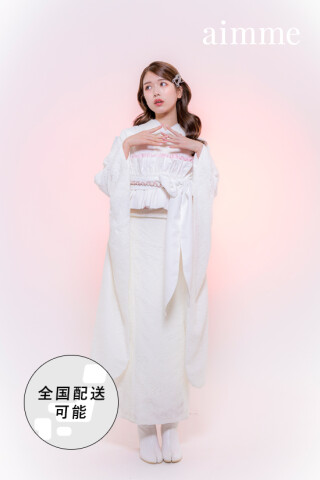 オリジナル振袖総レース・white_振袖_44216 | aimme札幌店（studio aim）
