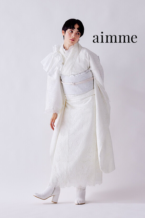 aimme東京原宿店の振袖 /白色/その他色/キュート/その他/ ジュリアンヌ