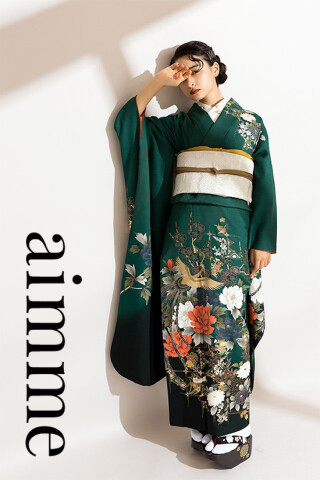 ライカちゃん着用！green×vintage_振袖_46566