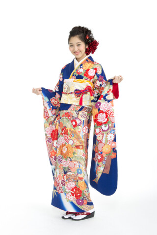 GB-18濃紺・古典　桂由美_振袖_74483