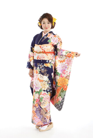 GB-29青紫・豪快金花_振袖_74488