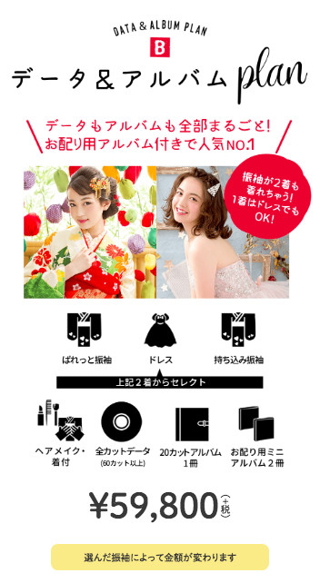 データ&アルバムプラン