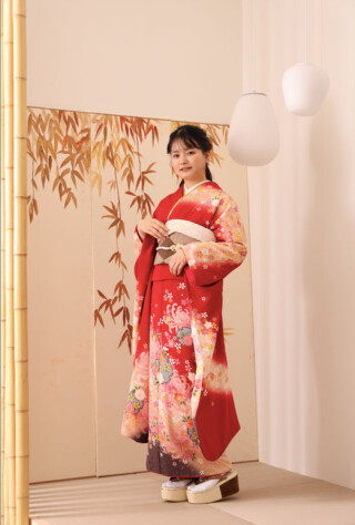 華やか系☆古典赤_振袖_12134