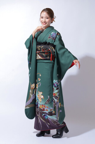 振袖　振袖セット　緑　成人式 緑の成人式振袖一覧 | My振袖