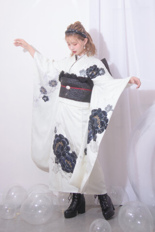 No.85807 ホワイト×ブラック