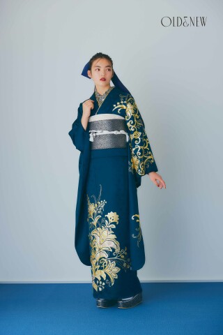 さわわわ　お振袖お見立てページ 楽天市場】振袖 レンタル レトロ 成人式 〔fg_263b〕 吉澤友禅