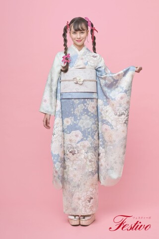 ひで様　パリの街並み振り袖単品 フェスティーボ レンタル振袖専門店／ Private Photo Studio Festivoの