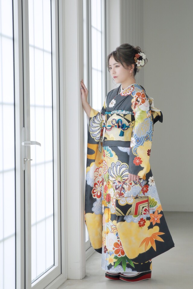 天使の森 宇都宮Bloomの振袖 /紺色/クール/その他/ No.299 | My振袖