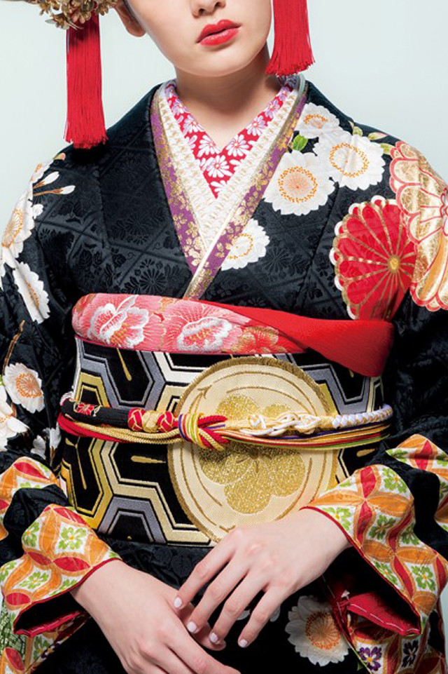 DBB 刺繍紋 花鞠 スーパークール系 訪問着 辛口の和装美 【公式通販】