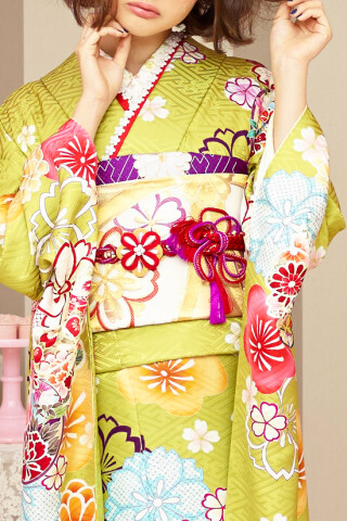 うぐいす♡桜_振袖_59474