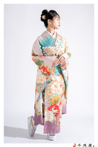 専用　ローラ　ROLA 振袖　豪華　青　美品　ラインストーン m12903599498_1.jpg?1663610693