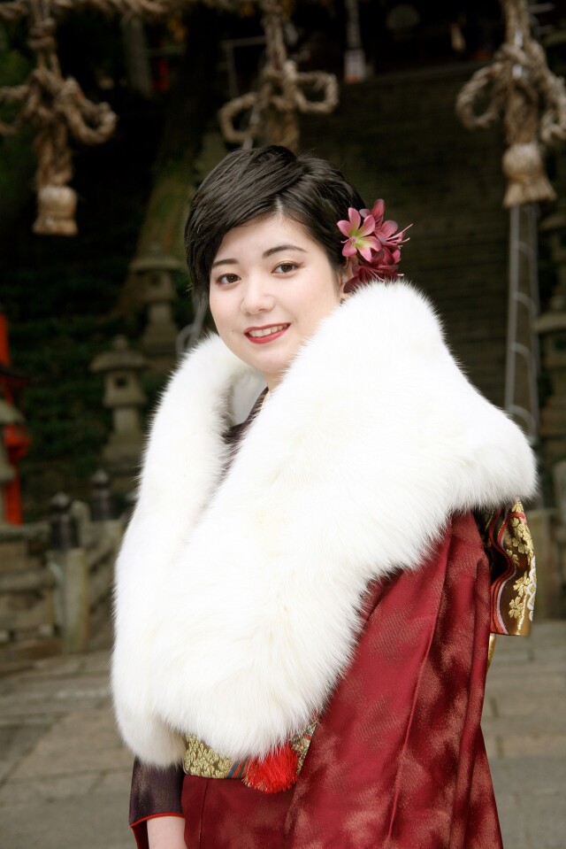 クラシックモダン振袖＆ゲキ渋袴 紋付屋の振袖 /紫色/朱色/エレガント