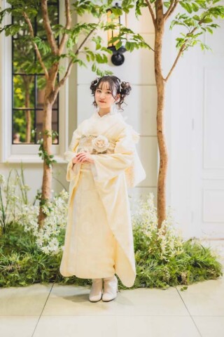 (あ969)渋めの色味の振袖㊗️大振袖⑤点セット✨ 振袖 | 朱色に吉祥文様の葉 | きもの遊美