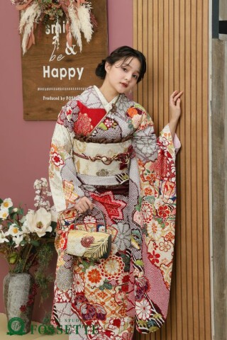 トータルスタジオフォセット 福山店の振袖 /緑色/ゴールド色/古典/花柄