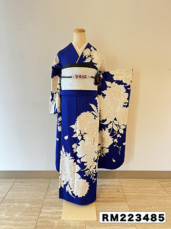 二十歳振袖館Az 龍ケ崎店の振袖 /紺色/白色/クール/その他/ 振袖