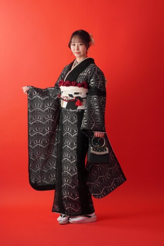 二十歳振袖館Az 川崎登戸店の振袖 /水色/古典/牡丹柄/ 振袖R2S171619