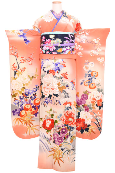 着物コレット （アンティーク振袖レンタル＆販売）の振袖 /ピンク色