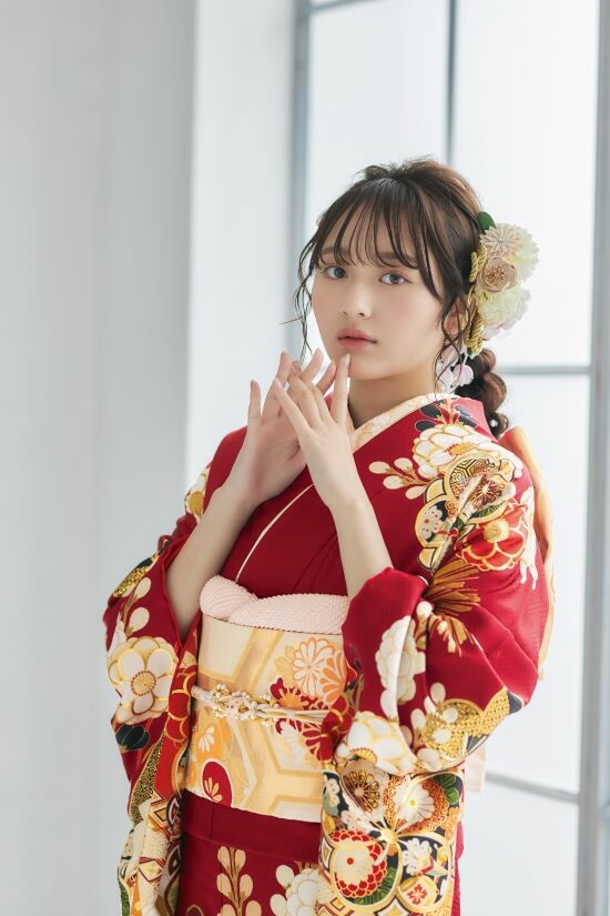 ふりそでシミズ 新横浜店の振袖 /赤色/古典/花柄/ 新作古典柄振袖 | My振袖