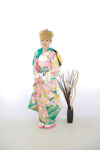 あかつきモデル　グラデーション振袖_振袖_55044 | スタジオあかつき