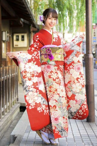 私物の振袖で撮影_振袖_79562