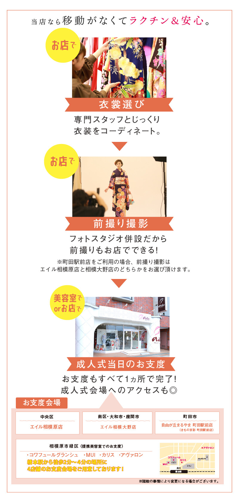 エイルなら一か所で