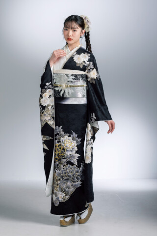 SACRA s色と黒の振袖_振袖_49075