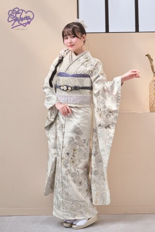 振袖のたつみやーフォトスタジオ Little Bearの振袖 /黒色/エレガント