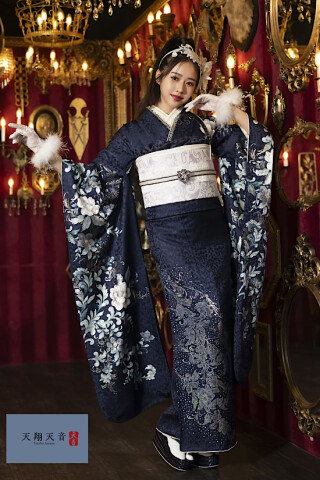 紺の成人式振袖一覧 | My振袖