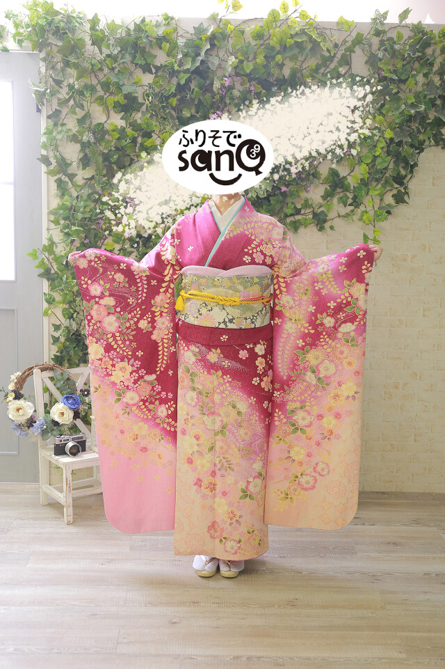 ふりそでsanQ 名古屋店の振袖 /ピンク色/ピンク色/古典/その他/ 名古屋