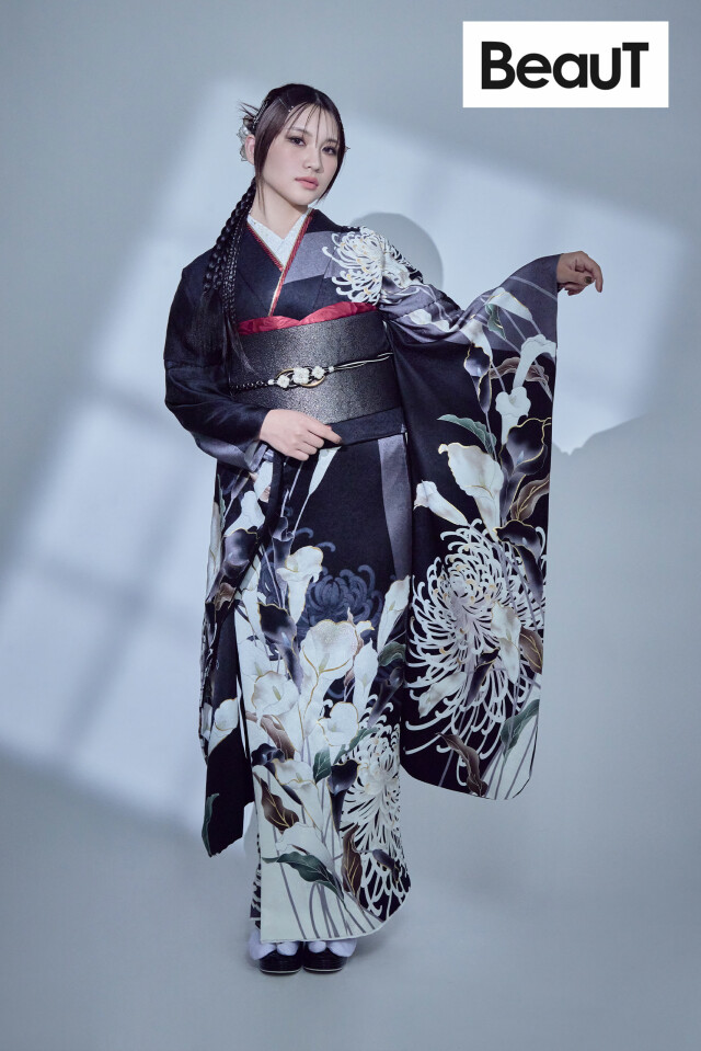 KIMONO京扇越谷店の振袖 /黒色/白色/クール/その他/ BeauT | My振袖