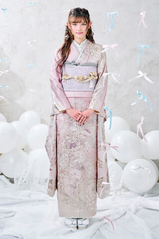 株)高島屋呉服店の振袖 /黒色/キュート/菊柄/ 振袖 | My振袖